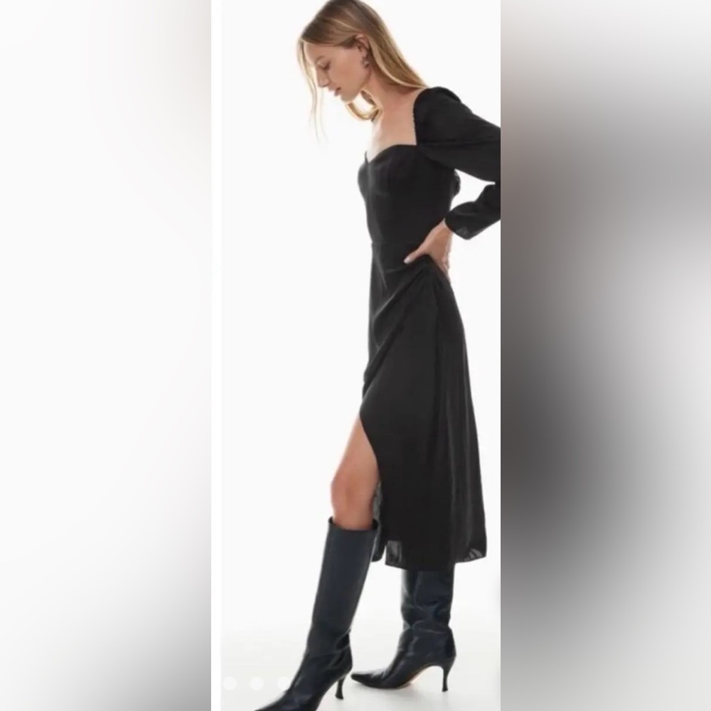 Aritzia Wilfred Anfora Satin Dress - Size 00